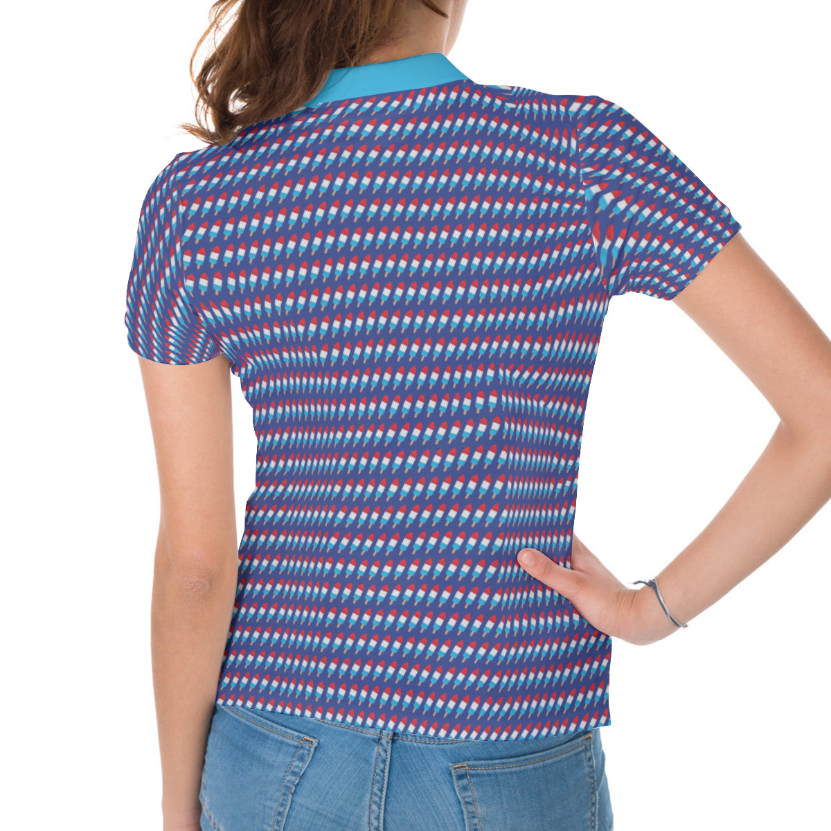 Women's Patriot Pop Polo