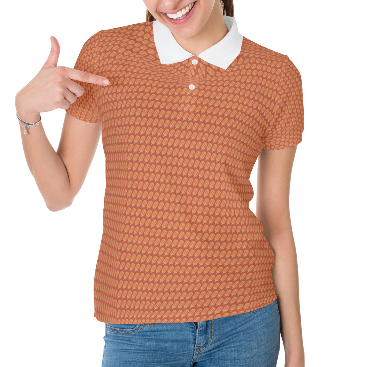 Women's Orange Dream Polo