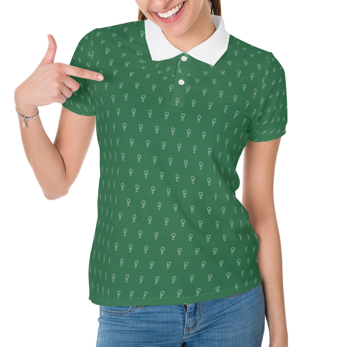 Women's Classic Greens Polo