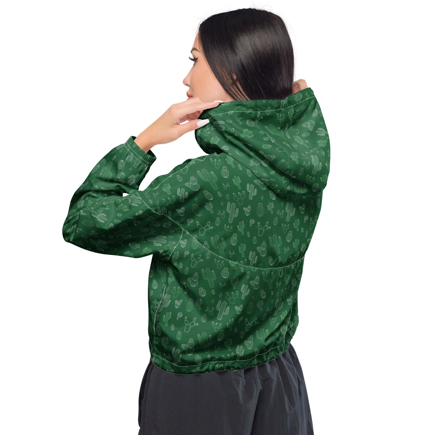 Women’s Cactus Oasis Cropped Windbreaker