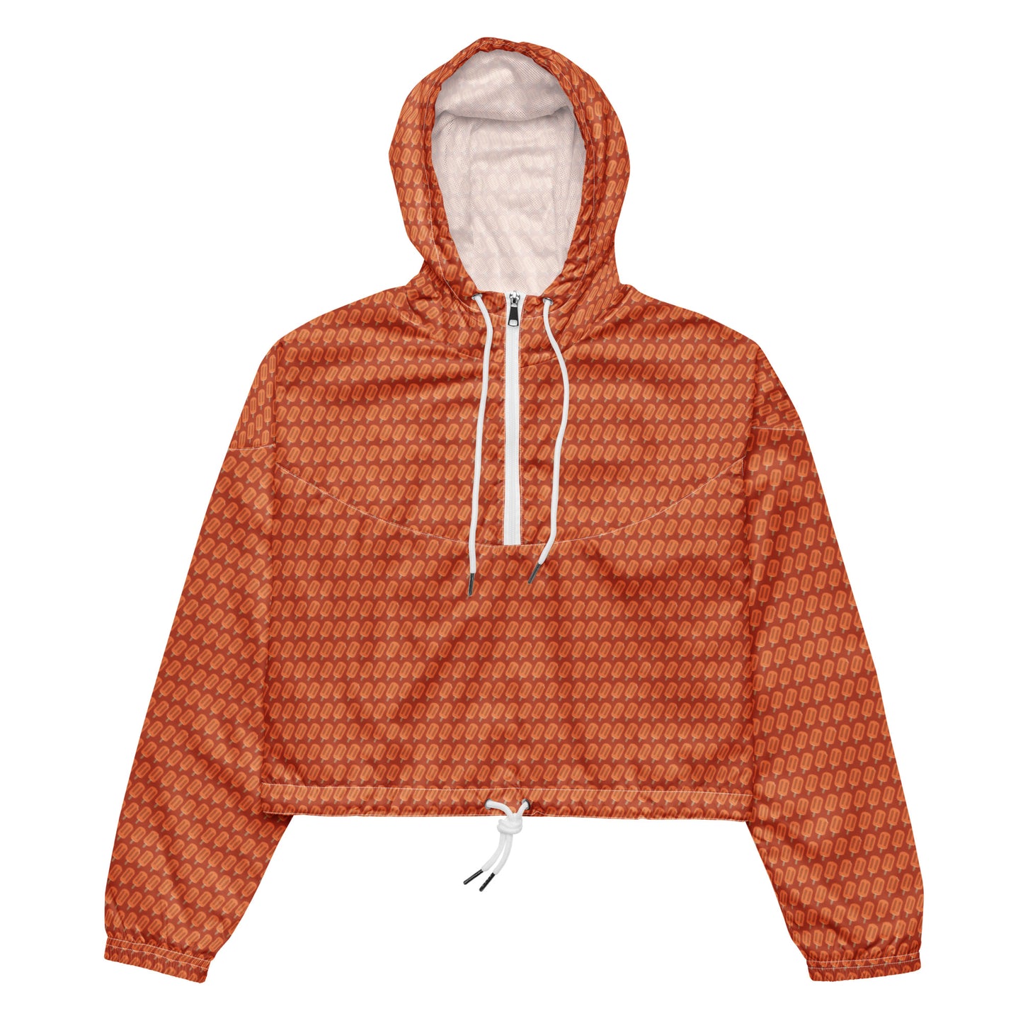 Women’s Orange Dream Cropped Windbreaker