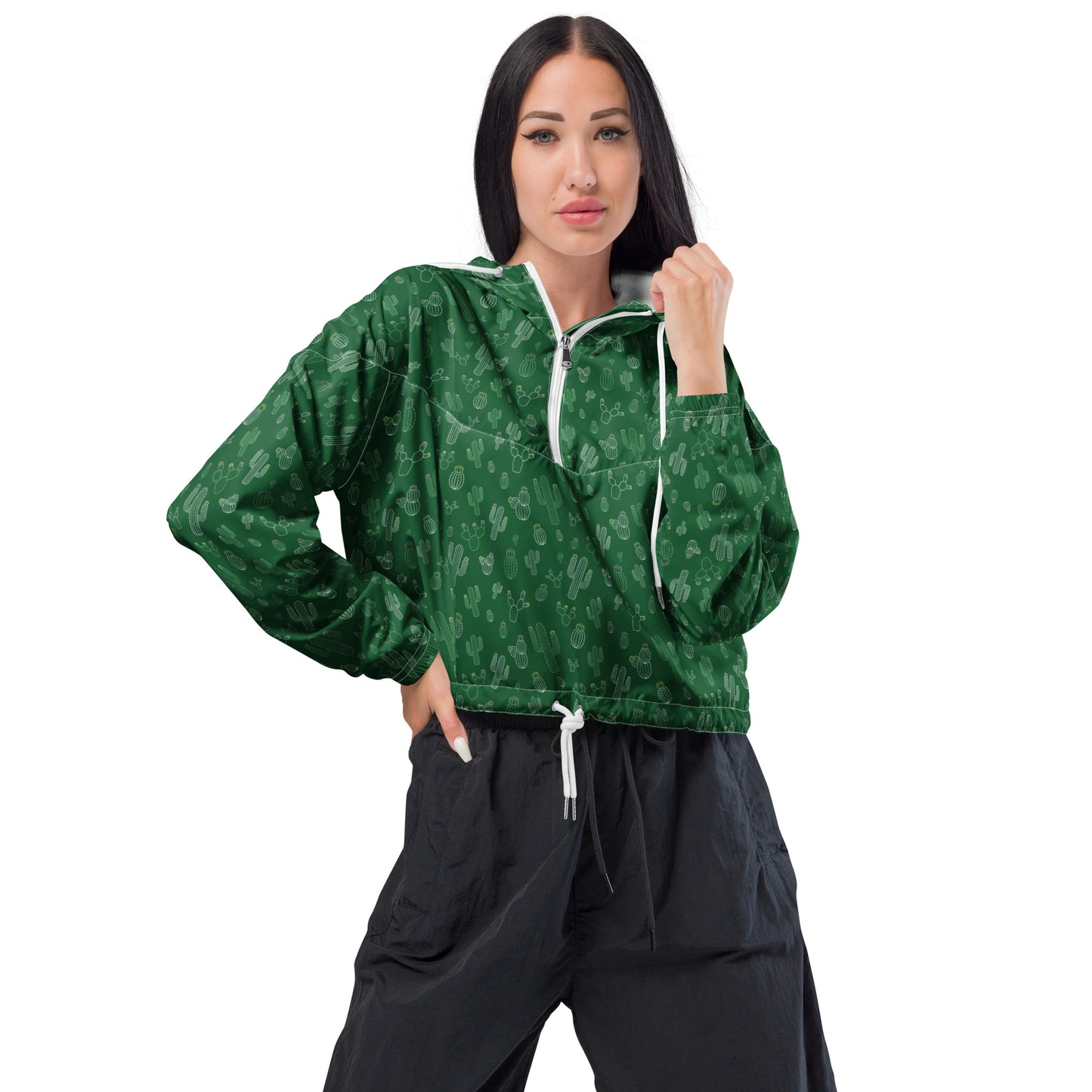Women’s Cactus Oasis Cropped Windbreaker