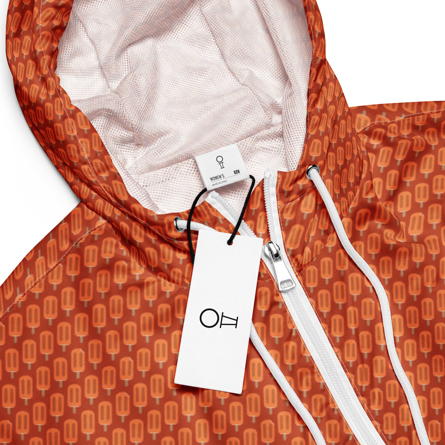 Women’s Orange Dream Cropped Windbreaker