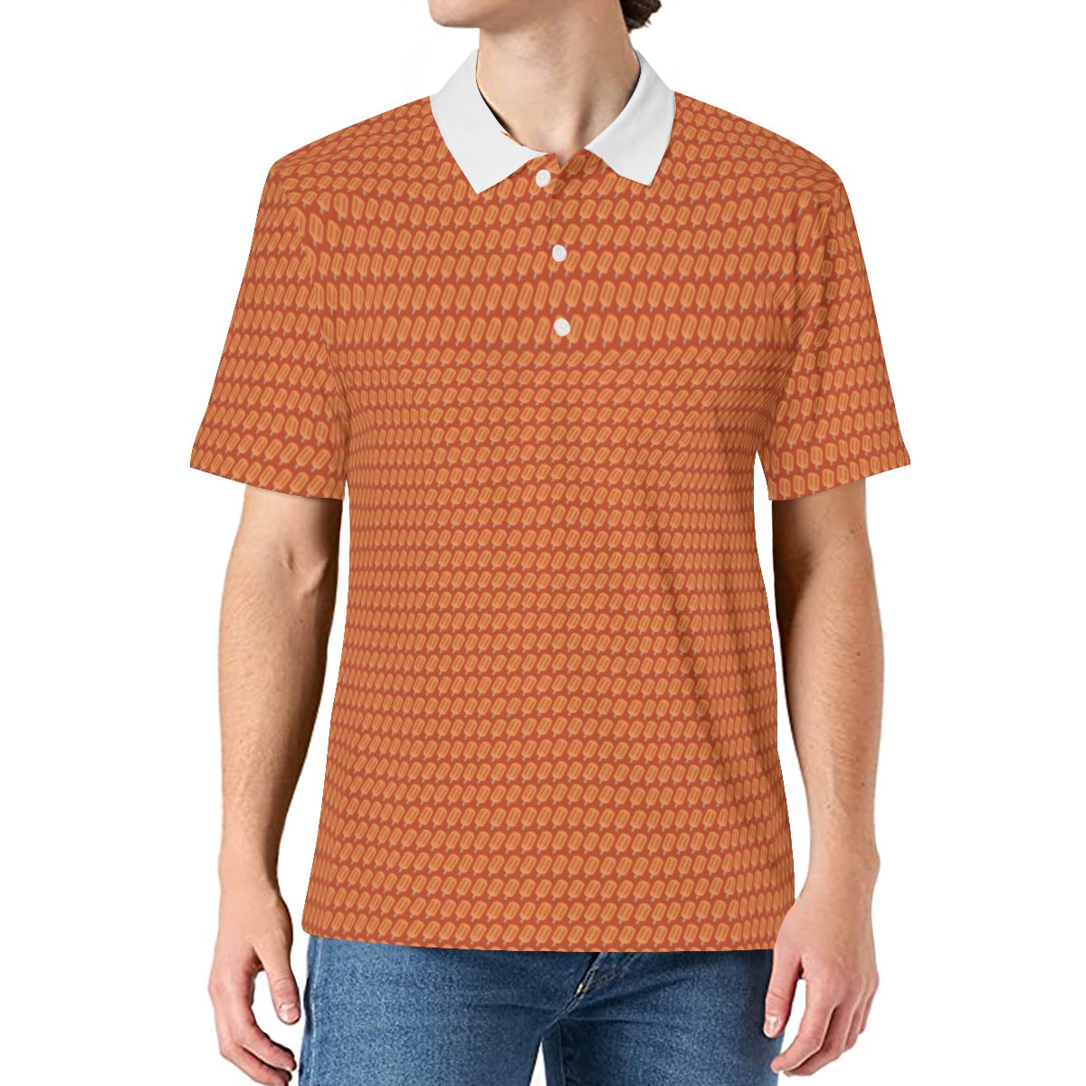Men's Orange Dream Polo
