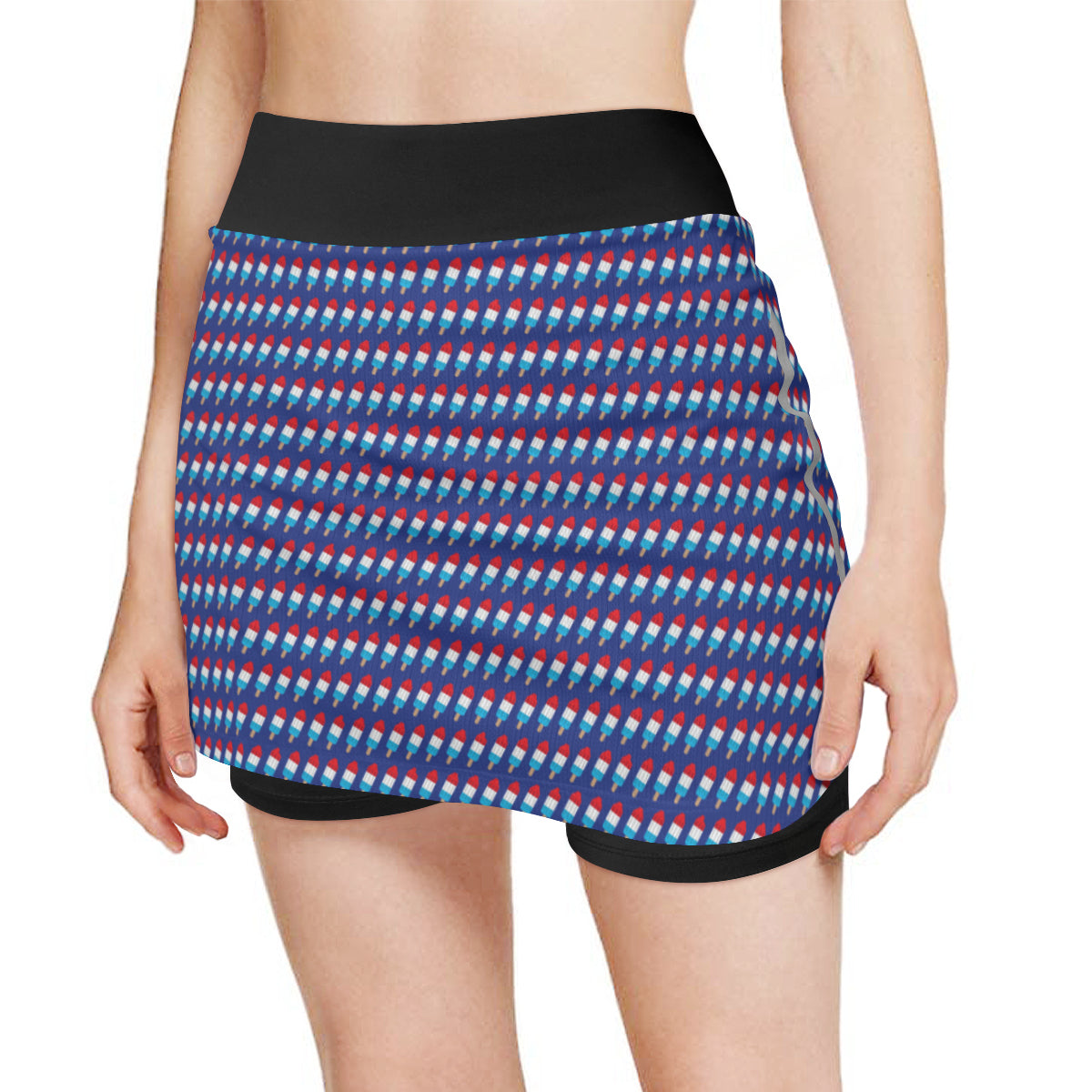Women's Patriot Pop Skirt With Liner