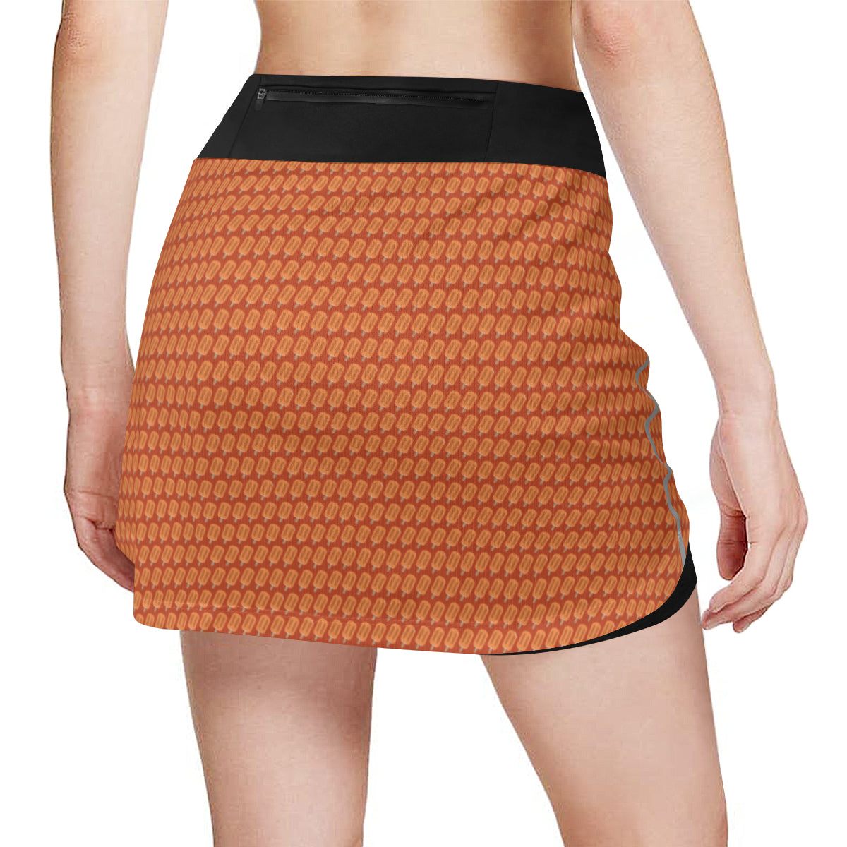 Women's Orange Dream Skirt With Liner